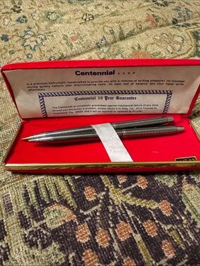 Vintage Centennial pen and pencil set. NIB
